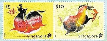新加坡推出马年邮票 圆滚滚体态惹争议