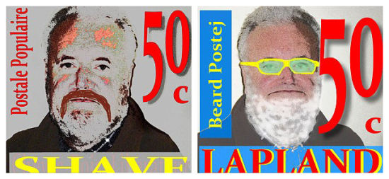 安格斯·麦当诺自制的邮票