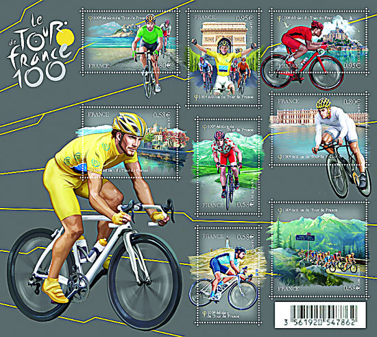 环法自行车赛邮票