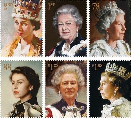 伊丽莎白二世加冕60周年纪念邮票