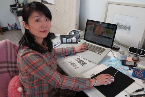 邮票设计师董琪