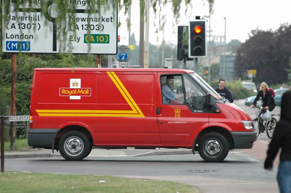 英国红色邮政车