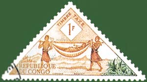 三角形邮票1