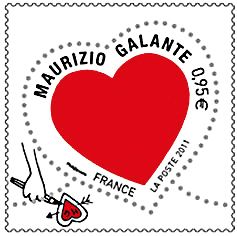 法国发行2011年情人节邮票2
