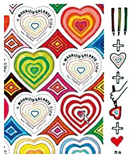 法国发行2011年情人节邮票3